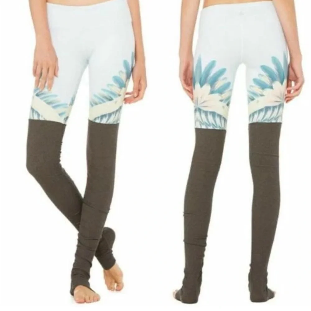 ALO Yoga Goddess Living Floral Leggings Size XS